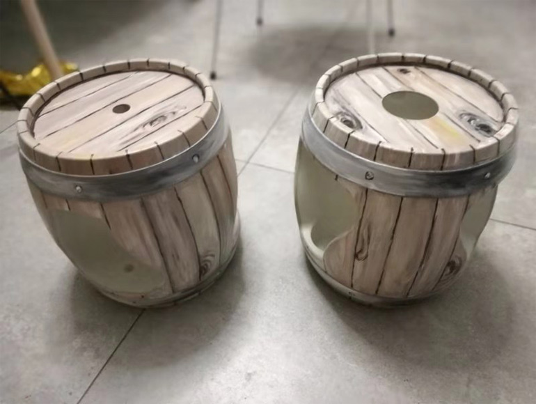 谷事會(huì)手繪橡木桶